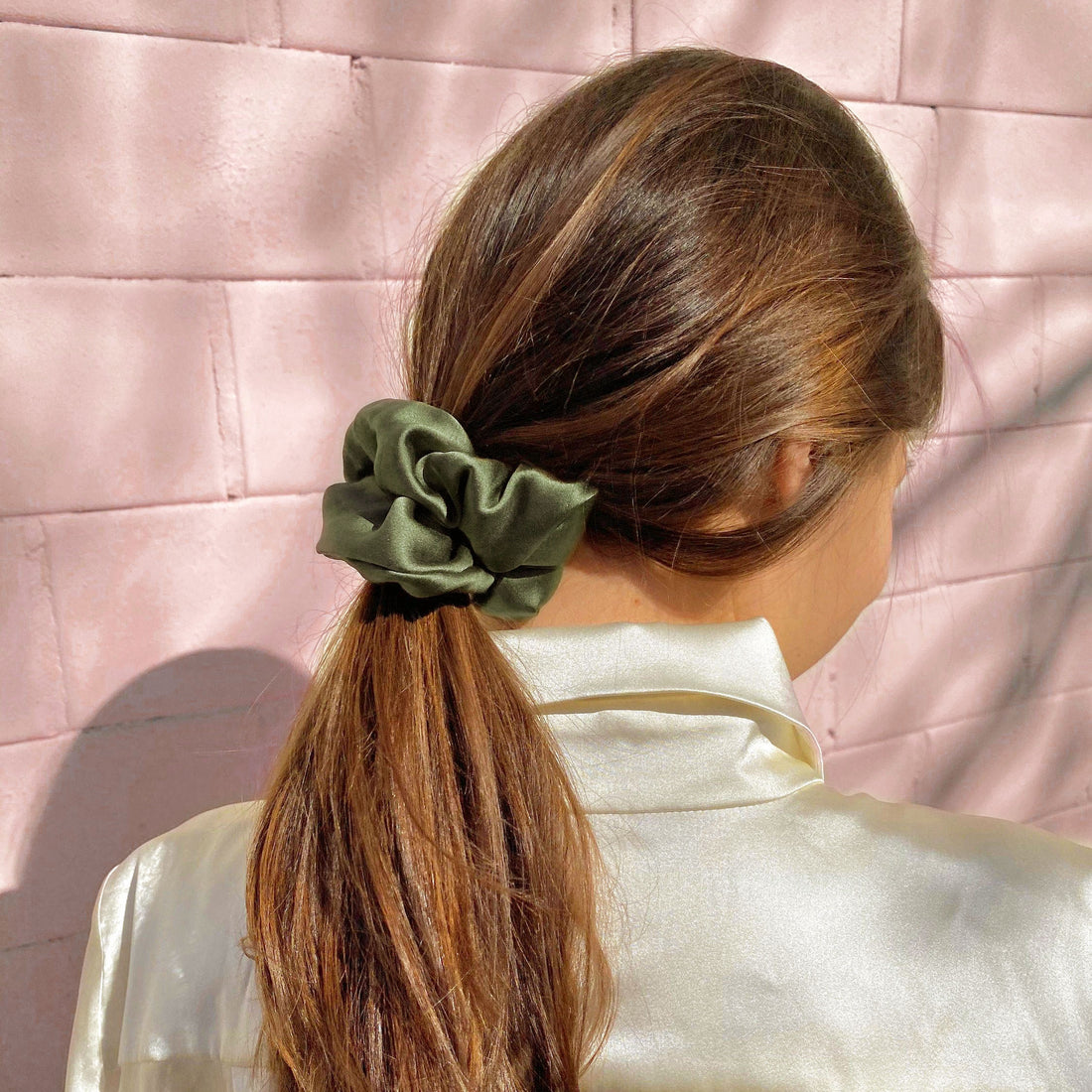 Why Satin Scrunchies Are Actually Good For Your Hair